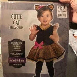 Cute cat costume 0-6 months